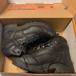 Timberland Pro Titan Black Steel Toe Boots, sz 7